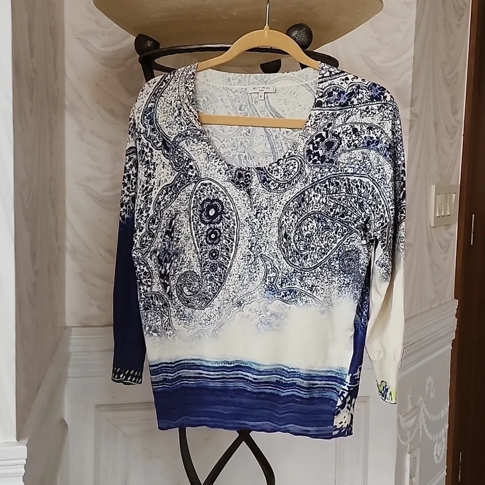 Etro vintage blouse size euro 42